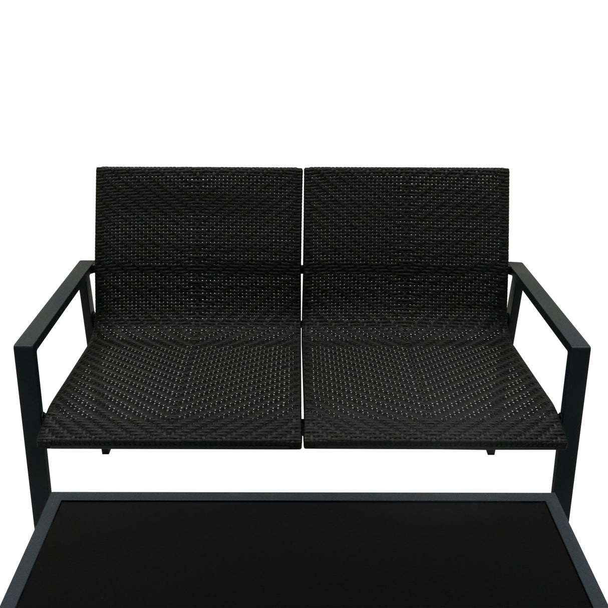 Rotan Terrasmeubilair Tuinset - Zwart