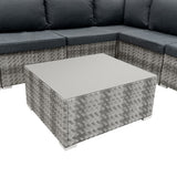 Rotan Modulaire 7-delige Meubelset - Grijs