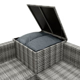 Marielle Rotan Modulaire 6-Delige Meubelset & 700L Opbergbox - Grijs