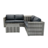 Marielle Rotan Modulaire 6-Delige Meubelset & 700L Opbergbox - Grijs