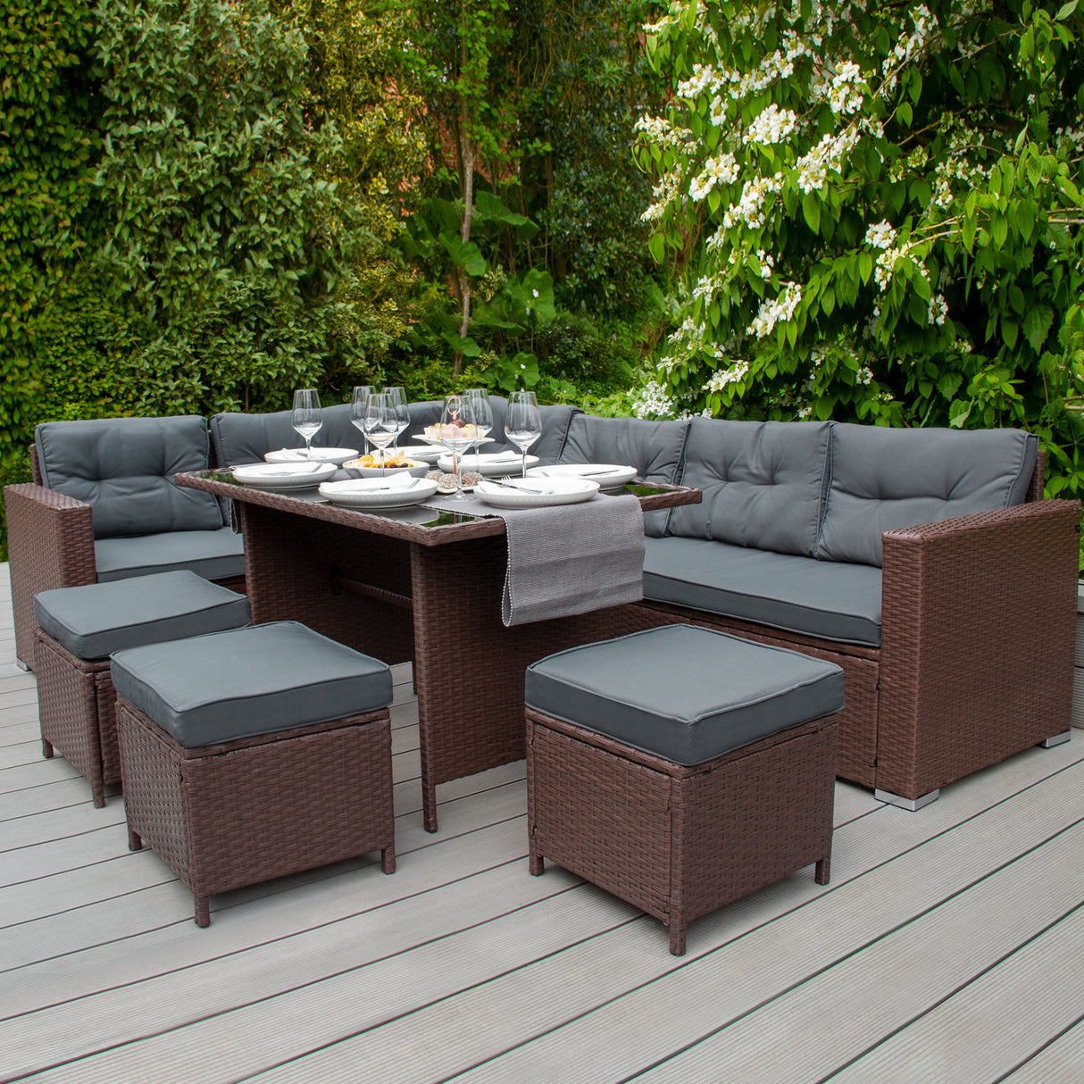 Kussens voor Rotan Hoek Loungeset