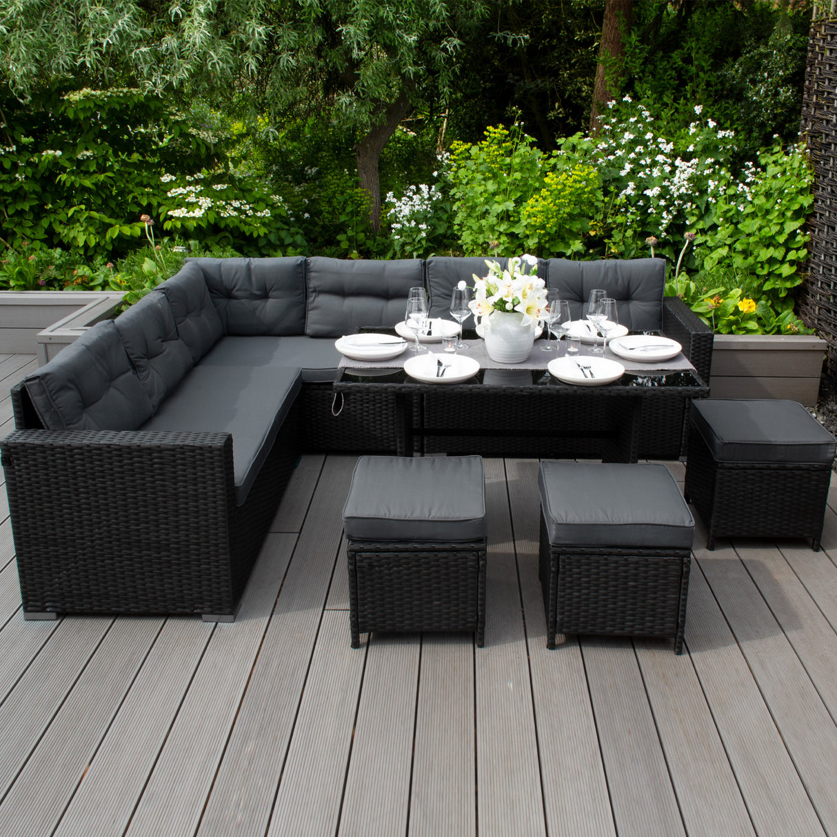 Kussens voor Rotan Hoek Loungeset
