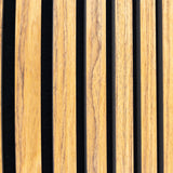 Akoestische Wandpanelen met Lamellen x 3 – Eik