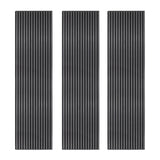 Akoestische Wandpanelen met Lamellen x 3 – Antraciet Grijs