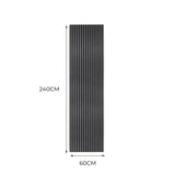 Akoestische Wandpanelen met Lamellen x 3 – Antraciet Grijs