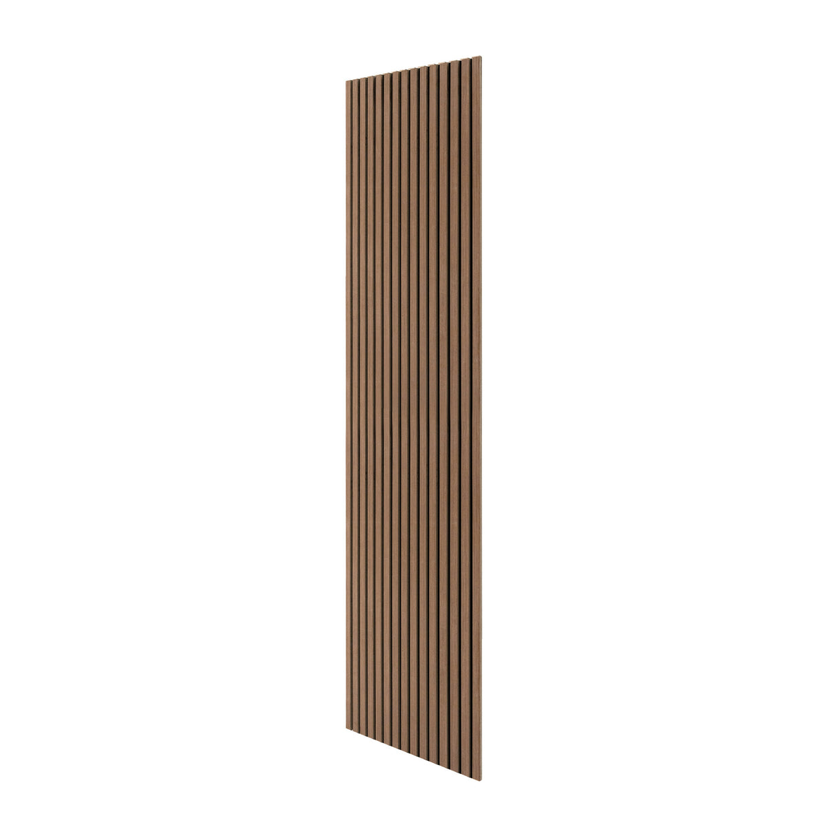 Akoestische Wandpanelen met Lamellen x 3 – Donker Walnoot