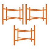 Standaards voor raapbord / speciebord x 3 - 500mm hoog