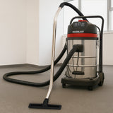 80L nat- en droog stofzuiger met 5m vacuümslang
