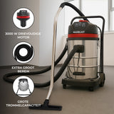 80L nat- en droog stofzuiger met 5m vacuümslang