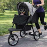 Hondenbuggy met 3 Wielen - Grijs