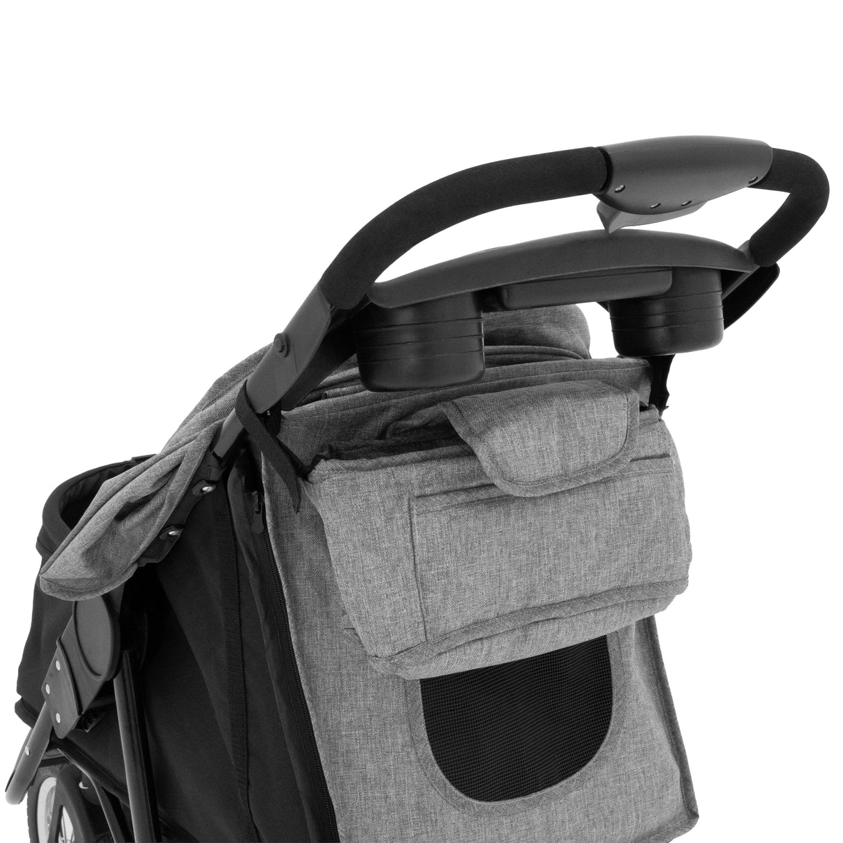 Hondenbuggy met 3 Wielen - Grijs