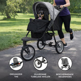 Hondenbuggy met 3 Wielen - Grijs