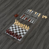 7-in-1 Multispeltafel & x2 Opbergbank - Grijs