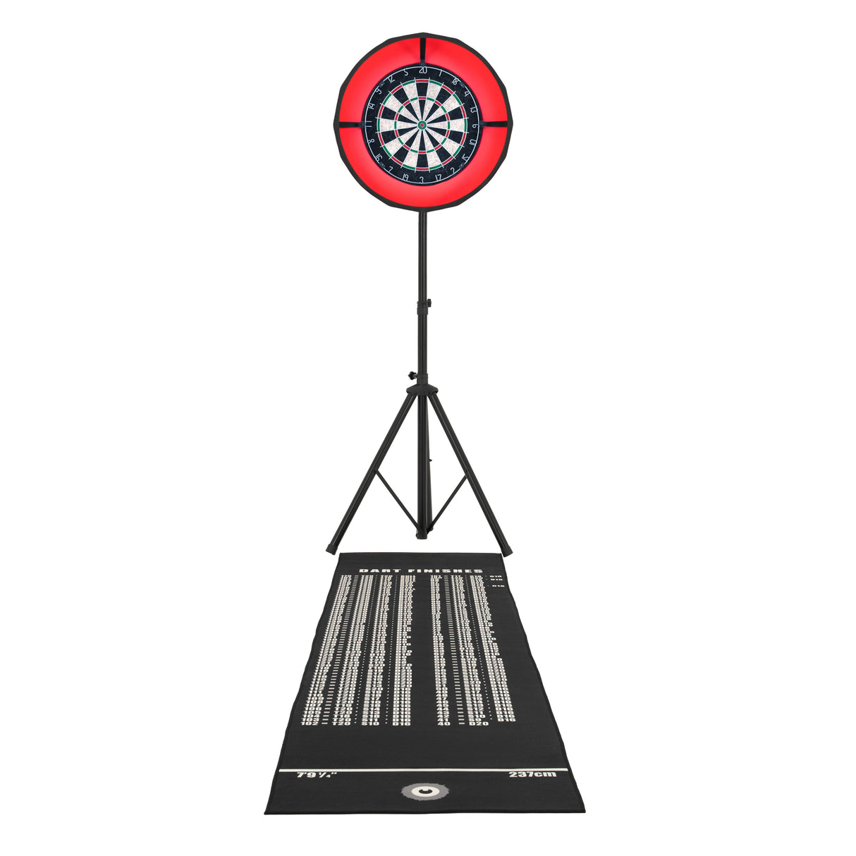 Dartbord Set met LED Surround