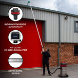 80L Nat- en Droog Stofzuiger met Dakgootstofzuigerstangen, 5m Vacuümslang & Camera