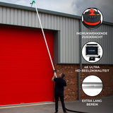 90L Nat- en Droog Stofzuiger met Dakgootstofzuigerstangen, 5m Vacuümslang & Camera