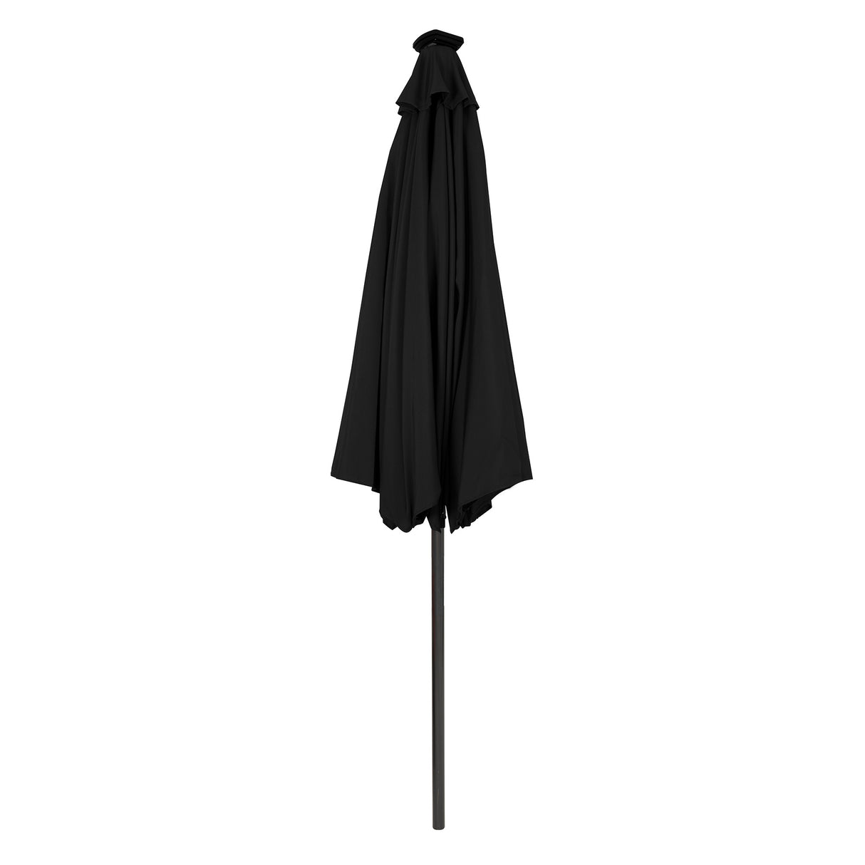 LED Kantelbare Stokparasol 2.7 m - Zwart