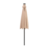 LED Kantelbare Stokparasol 2.7 m - Beige
