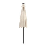 LED Kantelbare Stokparasol 2.7 m - Crème