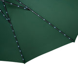 LED Kantelbare Stokparasol 2.7 m - Groen