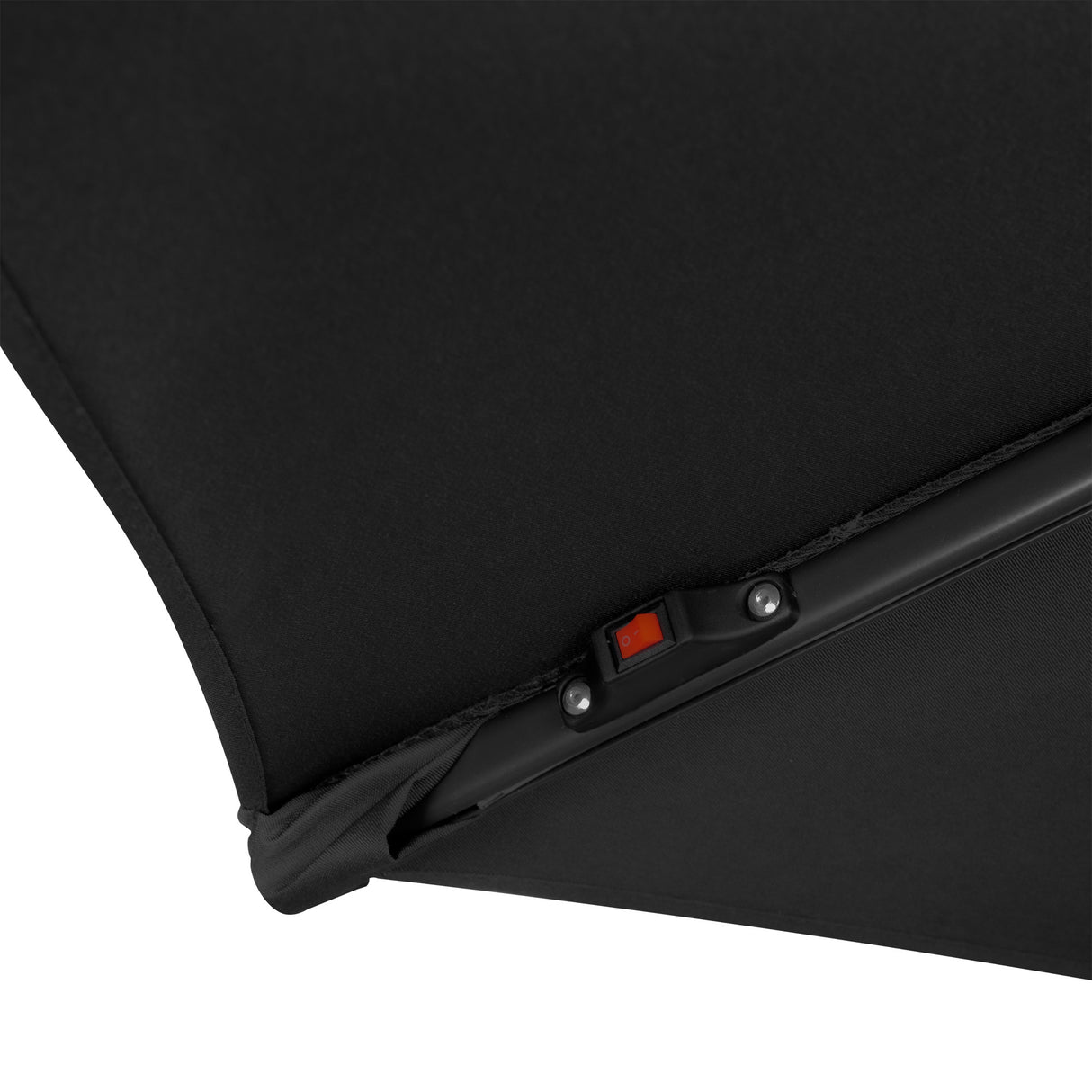 LED Zweefparasol 3 m - Zwart