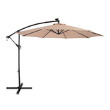 LED Zweefparasol 3 m - Beige