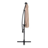 LED Zweefparasol 3 m - Beige
