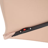 LED Zweefparasol 3 m - Beige