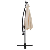 LED Zweefparasol 3 m - Crème