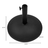 Rond Parasolvoet voor Kantelbare Stokparasol