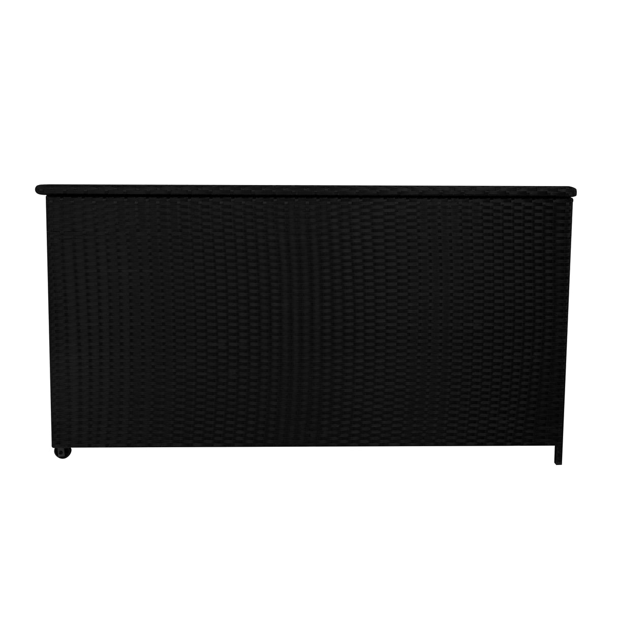 Rotan Kussen Opbergbox 700 L - Zwart