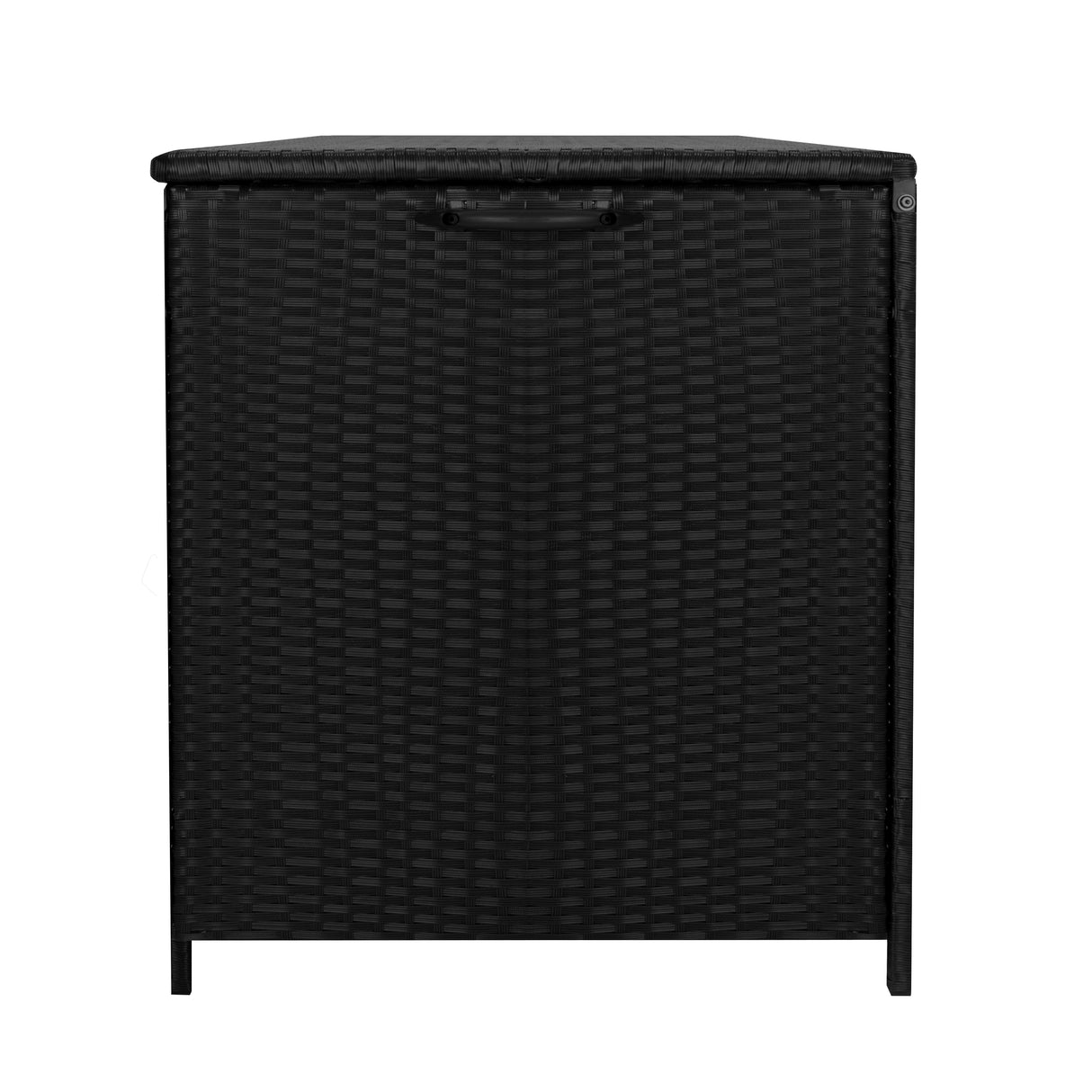 Rotan Kussen Opbergbox 700 L - Zwart