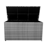 Rotan Kussen Opbergbox 700 L - Grijs