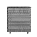 Rotan Kussen Opbergbox 700 L - Grijs