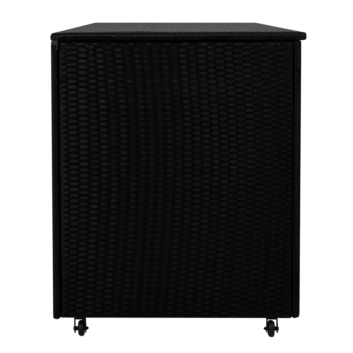 Rotan Kussen Opbergbox 996 L - Zwart