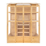 Houten Muurkas - Naturel