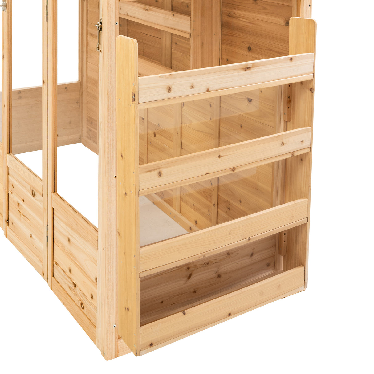 Houten Muurkas - Naturel