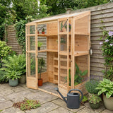 Houten Muurkas - Naturel