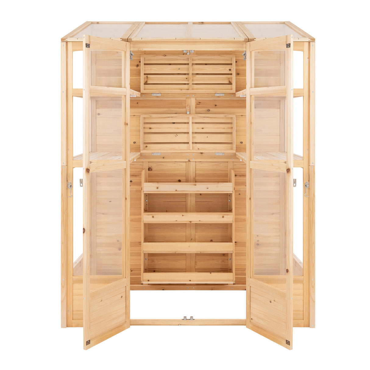 Houten Muurkas - Naturel