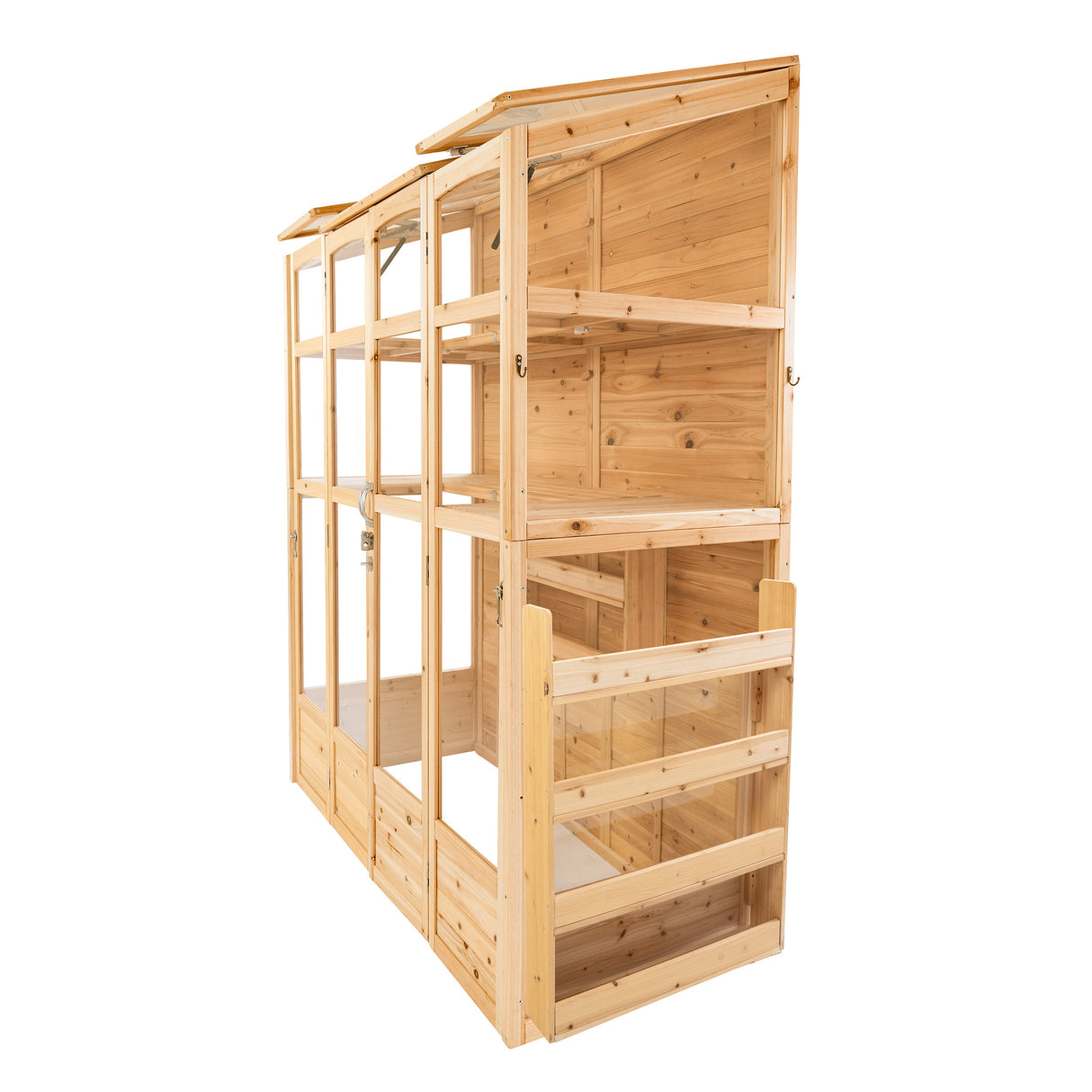 Houten Muurkas - Naturel