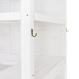 Houten Muurkas - Wit