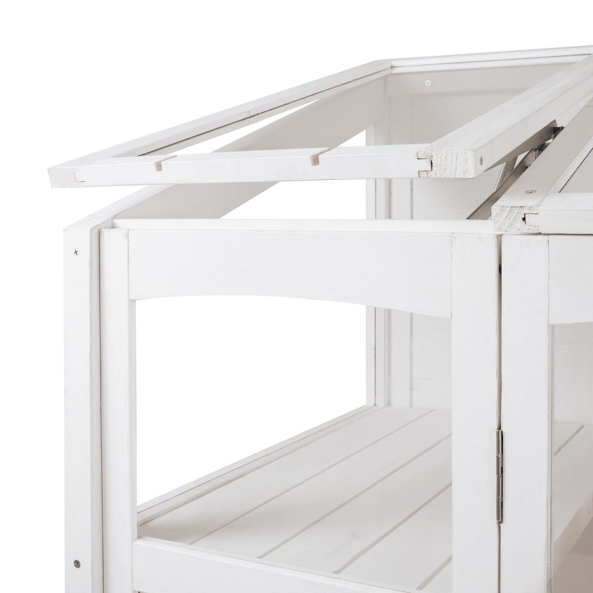 Houten Muurkas - Wit