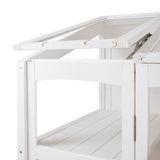 Houten Muurkas - Wit