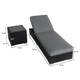 Rotan Ligbed Set