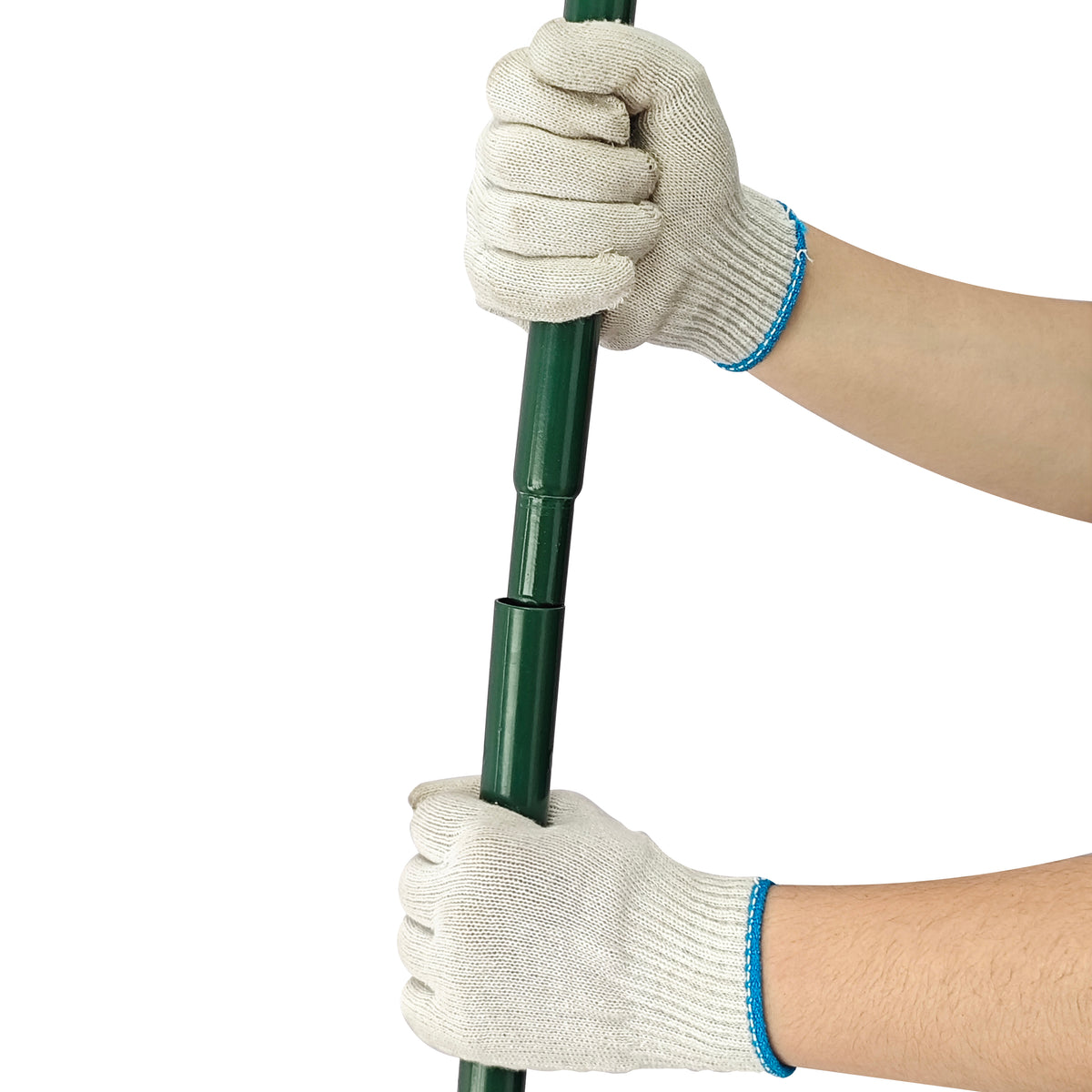 Groene 100 cm gazon egaliseerhark met stevige handgrepen, perfect voor het egaliseren van grasvelden en tuinen
