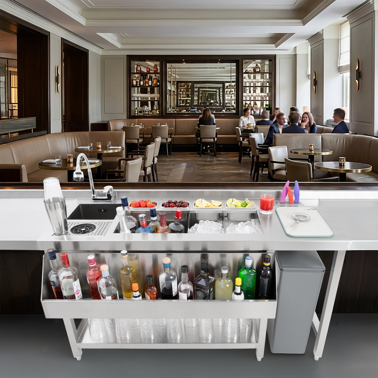 Luxe Cocktail Bar Station