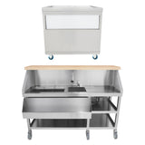 Mobiele cocktail bar station & opslagbak voor ijsblokjes - 800 m