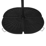 Rond Parasolvoet voor Zweefparasol - 4-delig