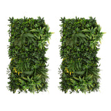 Ayla Kunstplanten Wandpaneel x 2 - 50 cm x 100 cm