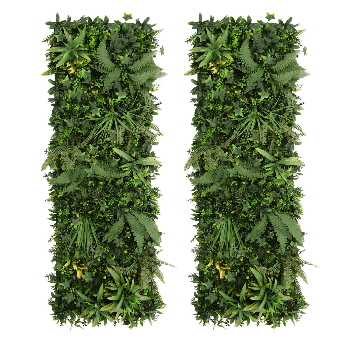 Ayla Kunstplanten Wandpaneel x 2 - 50 cm x 150 cm
